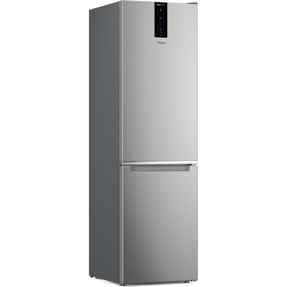Whirlpool Külmik-sügavkülmik Vabaltseisev W7X 92O OX Optiline roostevaba teras 2 doors Perspective
