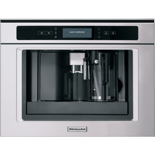 Kitchenaid Machine … caf‚ encastrable KQXXX 45600 Inox Automatique Frontal