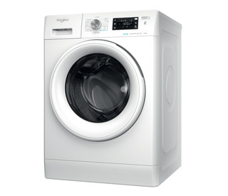 Vapaasti sijoitettava edestä täytettävä Whirlpool pyykinpesukone: 7,0 kg - FFB 7459 WV EE