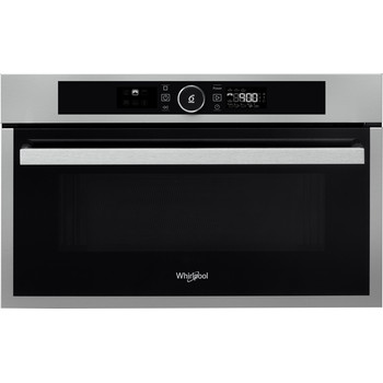 Whirlpool Microonde Da incasso AMW 731/IX Stainless Steel Elettronico 31 Microonde + grill 1000 Frontal