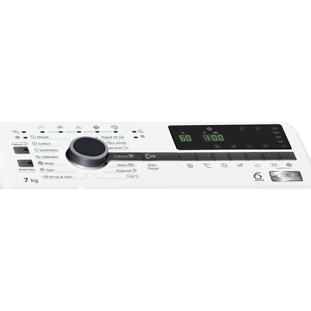 Whirlpool Danmark Welcome To Your Home Appliances Provider Fritstaende Whirlpool Vaskemaskine Med Topbetjening 7 0 Kg Tdlr 7222bs Nx N