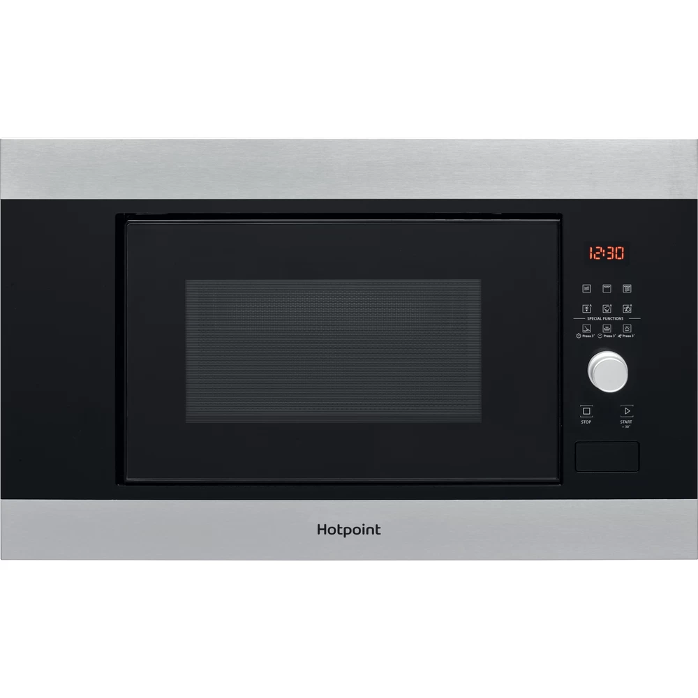 Hotpoint Microwave Built-in MF20G IX H Inox Electronic 20 MW+Grill function 800 Frontal