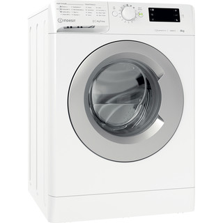 Indesit Washing machine Free-standing MTWE 81483 WS GCC White Front loader Not available Perspective