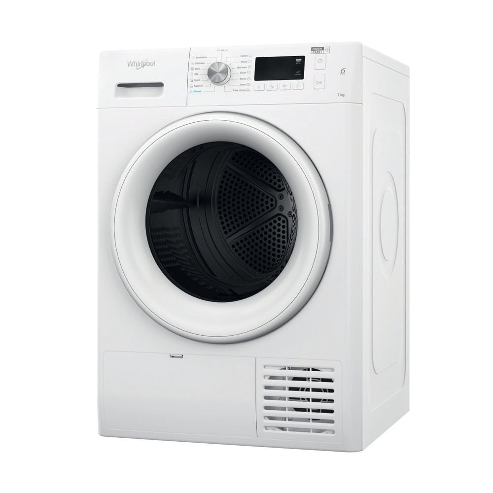 Whirlpool Сушилна машина FFT M11 72 EE Бял Perspective