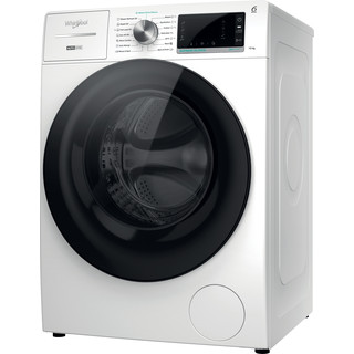 Whirlpool Skalbimo mašina Laisvai pastatomas W8 W046WB EE Balta Pakraunama iš priekio A Perspective