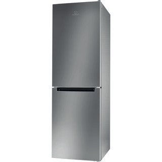 Indesit Combinación de frigorífico / congelador Libre instalación LI8 SN2E X Plata 2 doors Perspective
