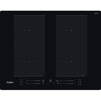 Whirlpool Table de cuisson WF S8865 NE Noir Induction vitroceramic Frontal