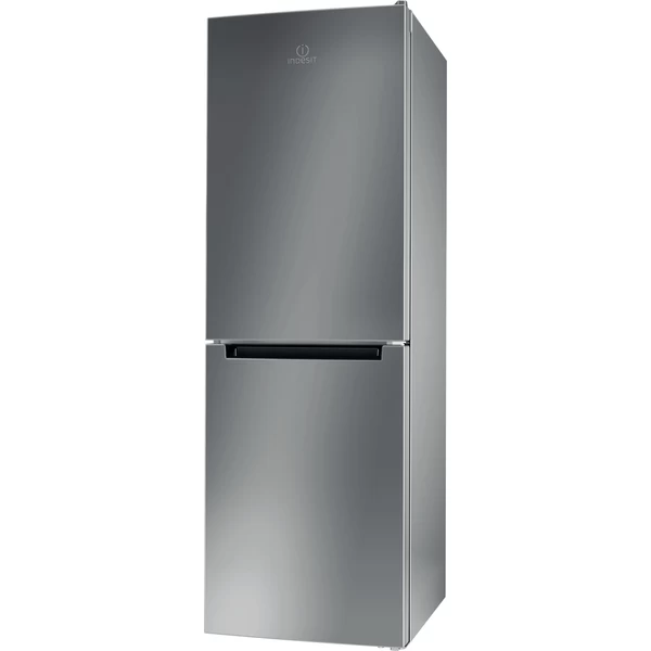 Indesit Kombinovaná chladnička s mrazničkou Volně stojící LI7 SN1E X Nerez 2 doors Perspective