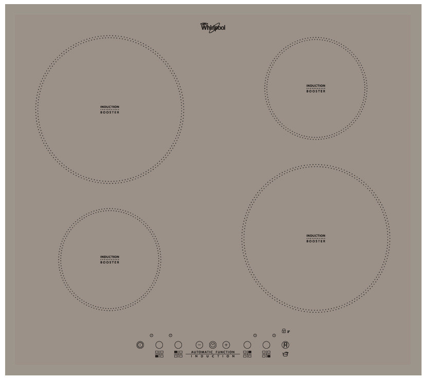 coloured induction hobs