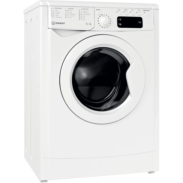 Indesit Washer dryer Free-standing IWDD 75145 UK N White Front loader Perspective