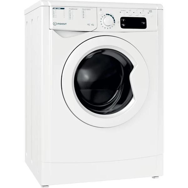 Indesit Mašina za pranje i sušenje veša Samostojeći EWDE 751451 W EU N Bijela prednje punjenje Perspective