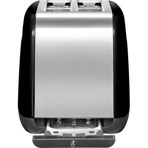 Kitchenaid Toaster Free-standing 5KMT221EOB Onyx zwart Perspective open 2