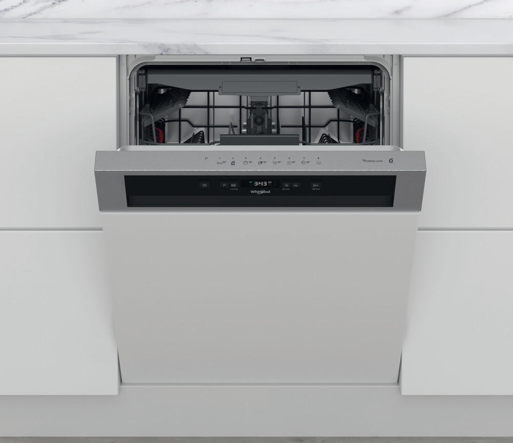 Lave-vaisselle Semi-encastrable Whirlpool: Couleur Inox, Standard - WBC ...