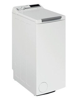 Fritstående Whirlpool-vaskemaskine med topbetjening: 7,0 kg - PWTL79127/N