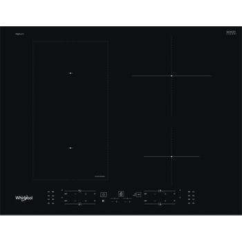 Whirlpool Table de cuisson WL B4265 BF/IXL Noir Induction vitroceramic Frontal