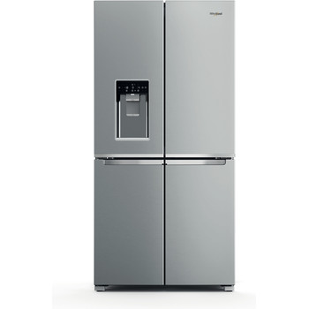 Whirlpool Side by side A libera installazione WQ9I MO1L Inox Frontal