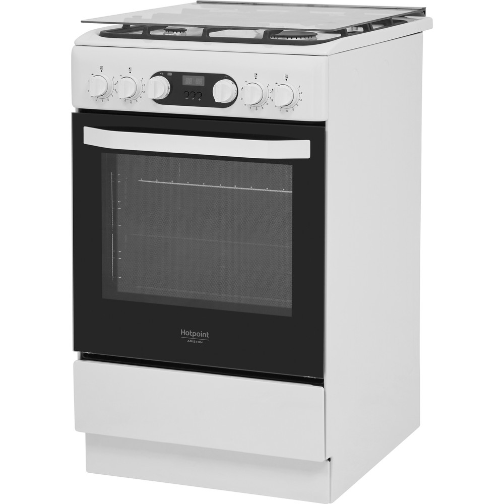 Cucina elettrica a libera installazione Hotpoint: 50 cm ...
