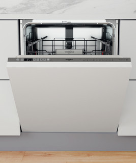 Integreret Whirlpool-opvaskemaskine: inox-farve, fuld størrelse - WCIO 3T341 PES