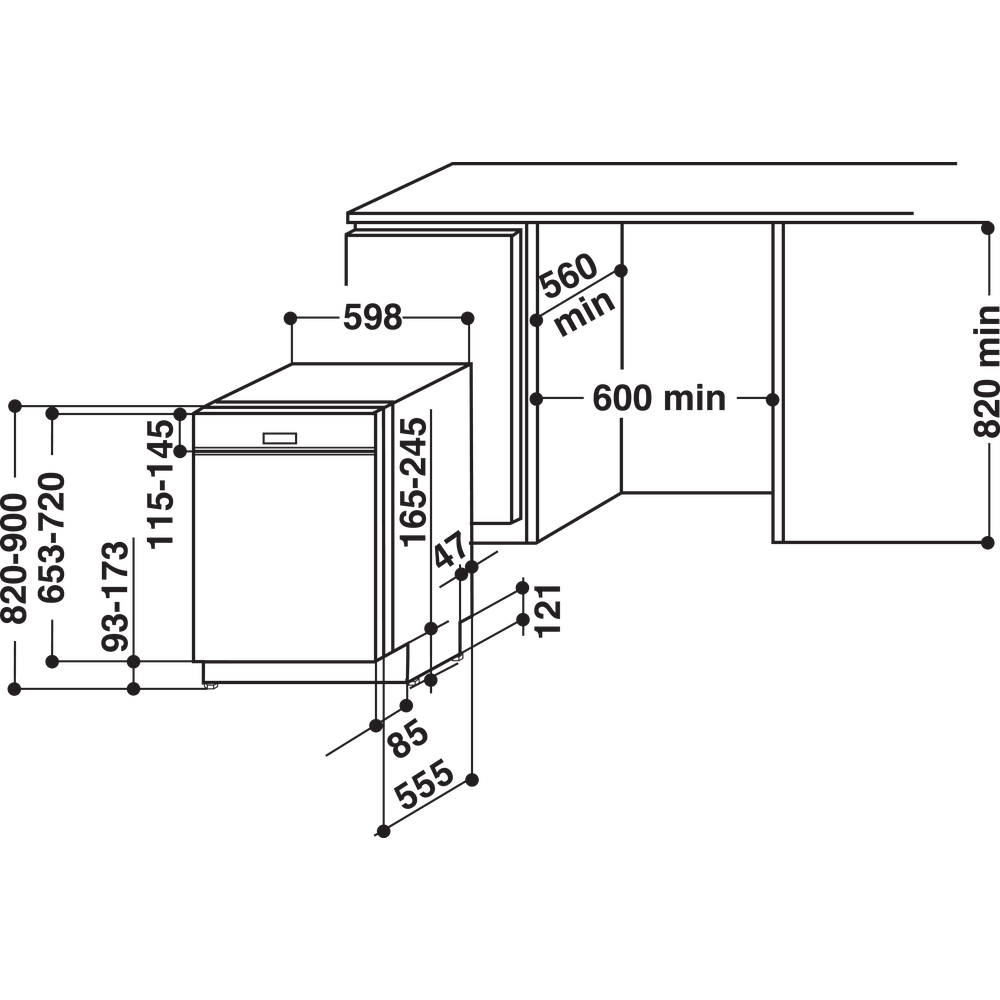 Lavastoviglie Da Incasso Whirlpool Wb 6020 P X Whirlpool Italia