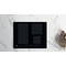 Whirlpool Hob WF S2765 NE/IXL Black Induction vitroceramic Frontal