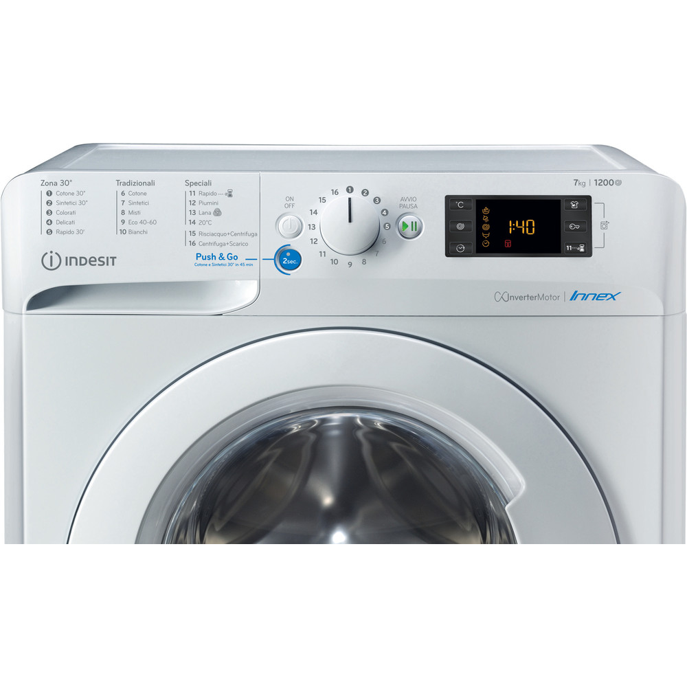 Lavatrice a libera installazione Indesit BWSE 71283X W IT N | Indesit IT