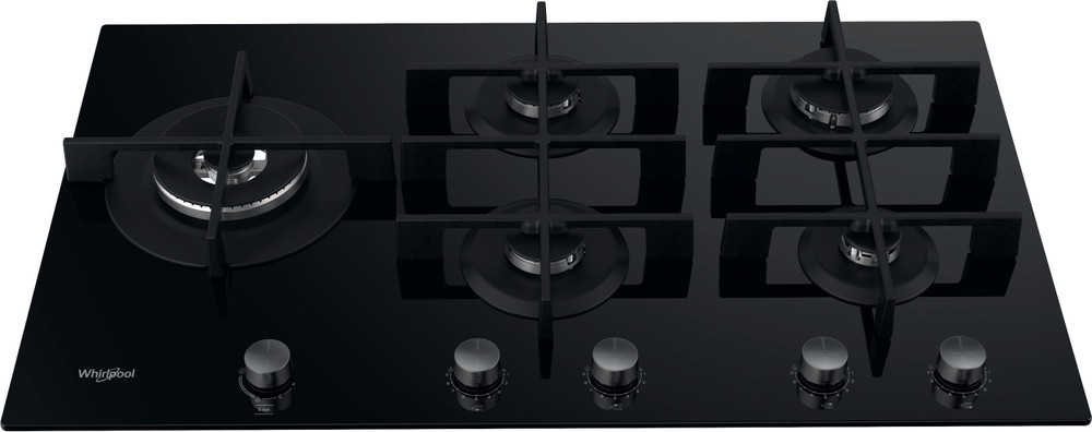 whirlpool gas range 5 burner