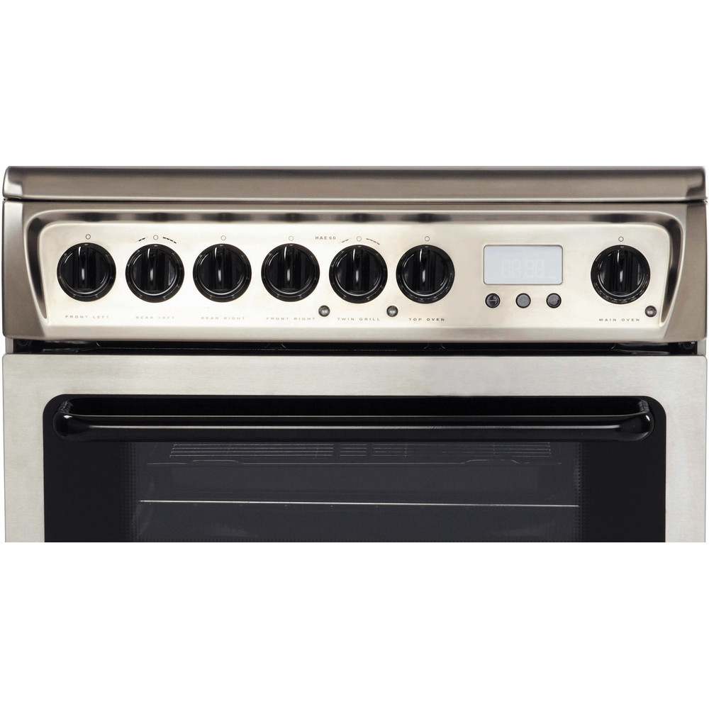 Hotpoint Electric Freestanding Double Cooker 60cm Hae60x S Hotpoint