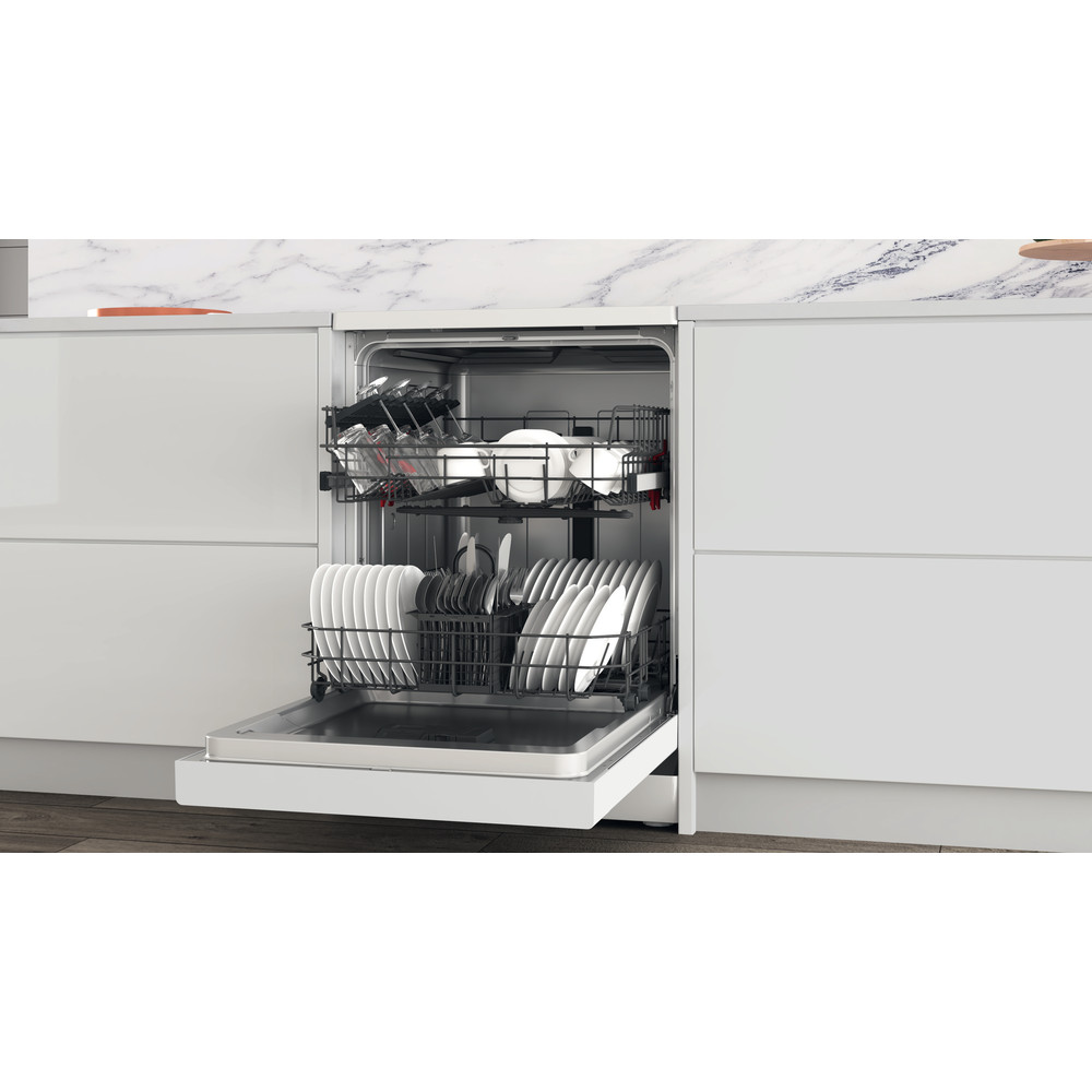 Lave-vaisselle Whirlpool: couleur blanche, standard - WFE 2B19
