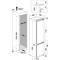 Whirlpool Fridge/freezer combination Vgradni WHC20 T352 Bela 2 doors Perspective open