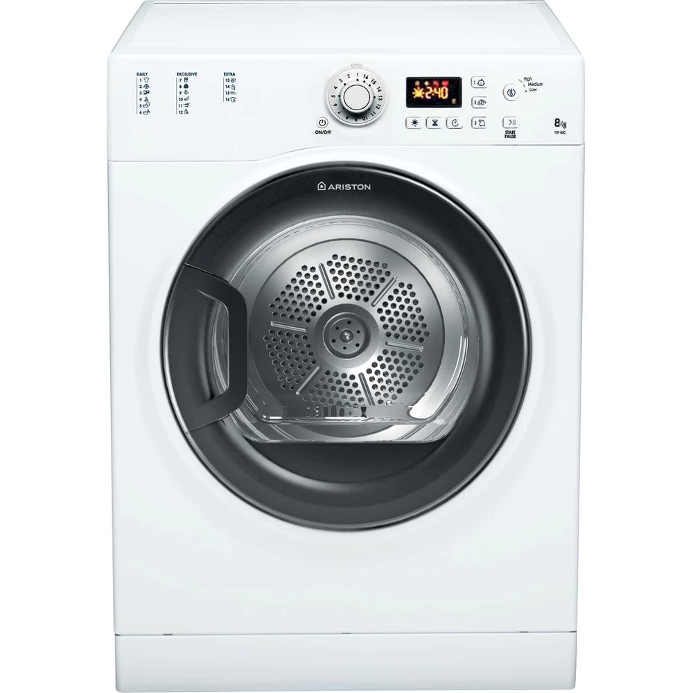 Ariston Dryer TVF 85C 6H (EX) 60HZ White Frontal