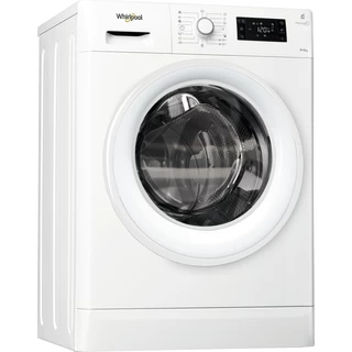 Whirlpool Tvättmaskin med torktumlare Fristående FWDG86148W EU White Front loader Perspective