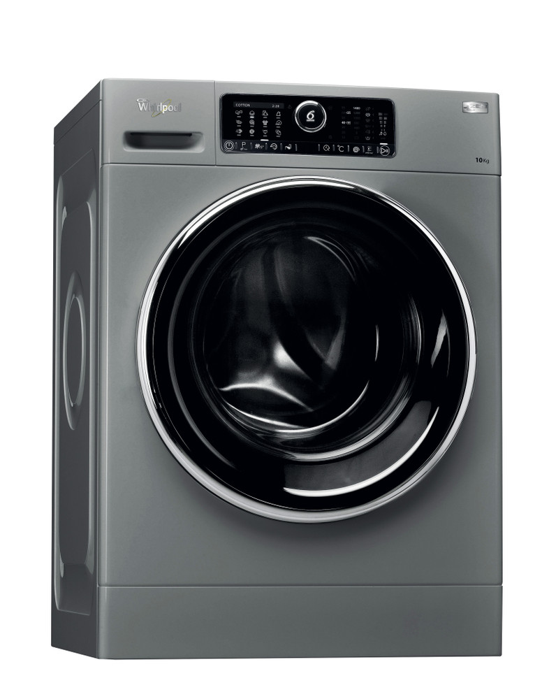 Whirlpool Washing machine مفرد FSCR10422 Silver محمل أمامي A+++ Perspective