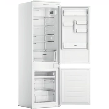 Whirlpool Combiné réfrigérateur congélateur Encastrable WHC18 T111 Blanc 2 portes Perspective open